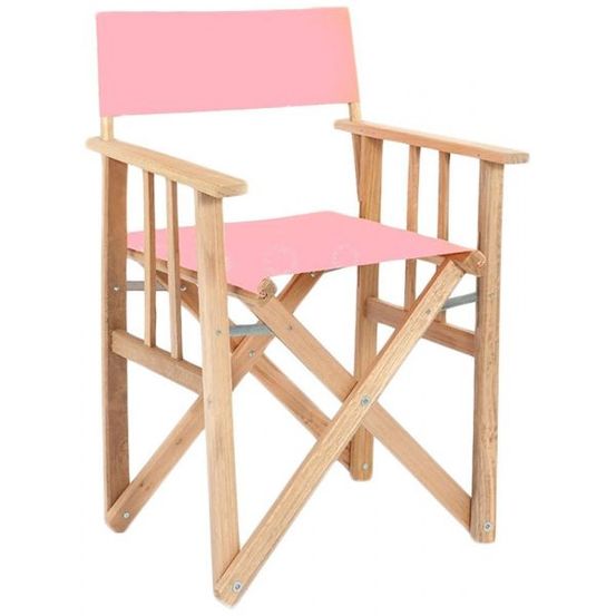 Fauteuil metteur en scène pour enfant (rose) rose