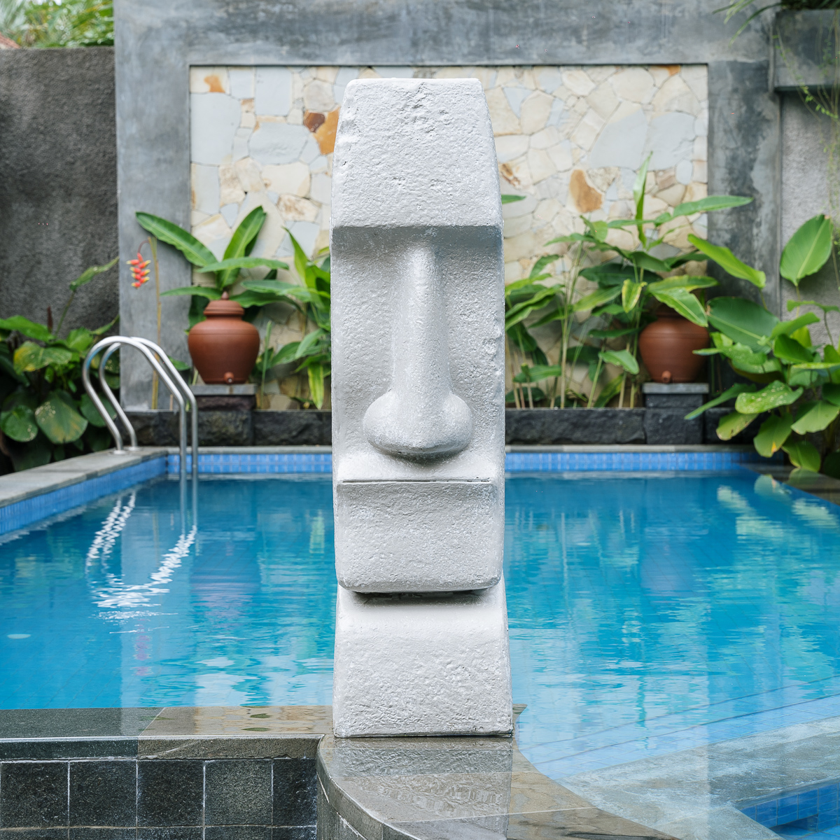 Statue de l'île de pâques moaï 100cm