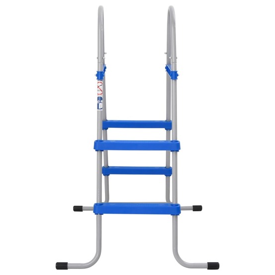 Échelle de piscine pour piscine hors sol 84 cm acier plastique