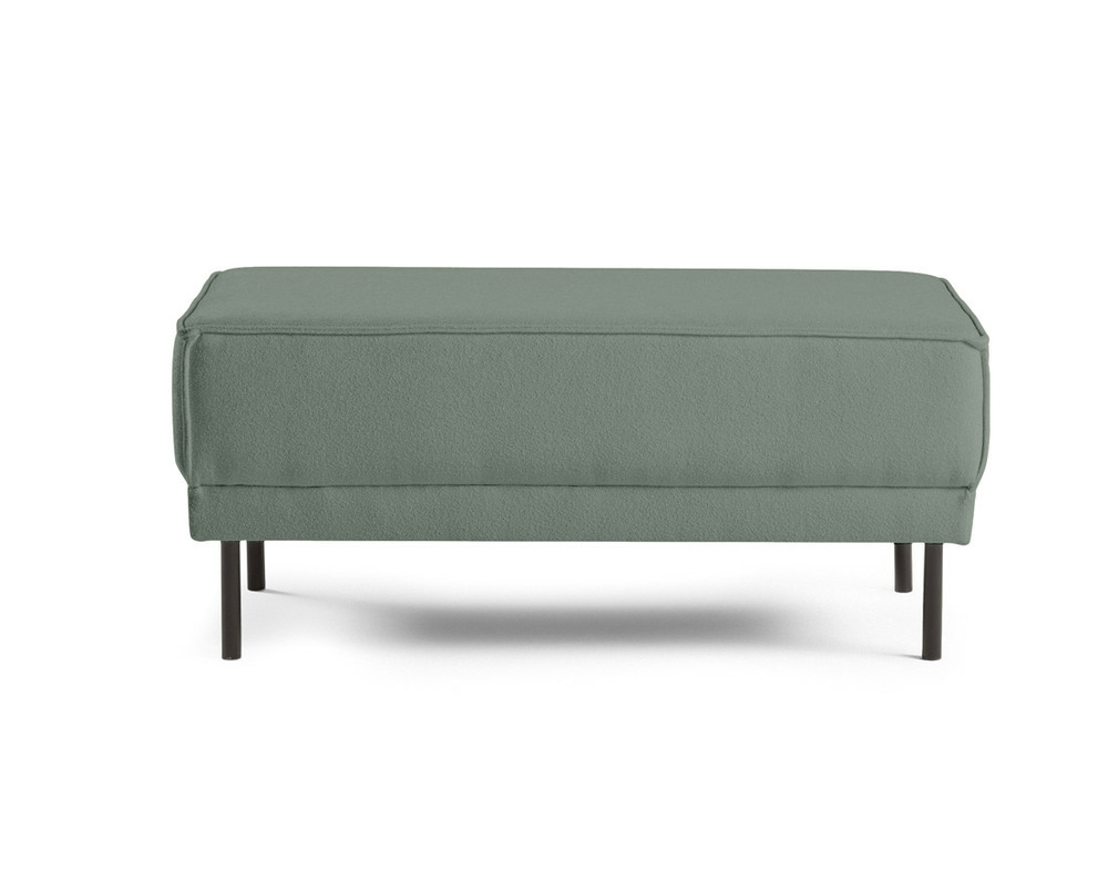 Charlie - pouf - pieds hauts - en tissu