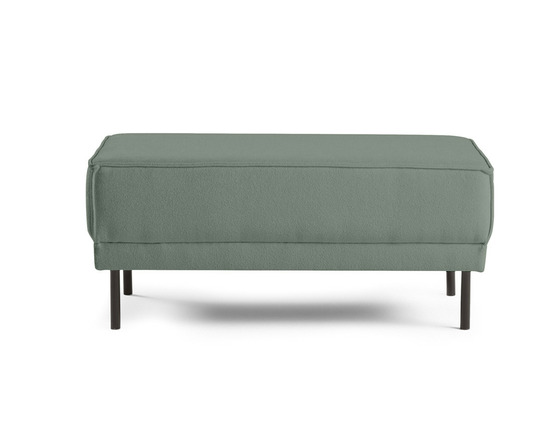 Charlie - pouf - pieds hauts - en tissu