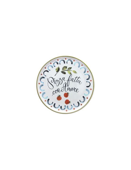 6 assiette à pizza 33 cm - cinzia amore - tognana