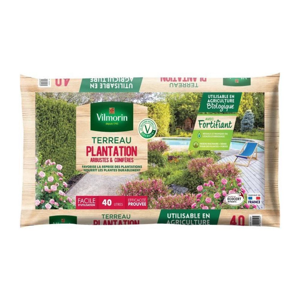 Terreau plantations haies - vilmorin - 40 l