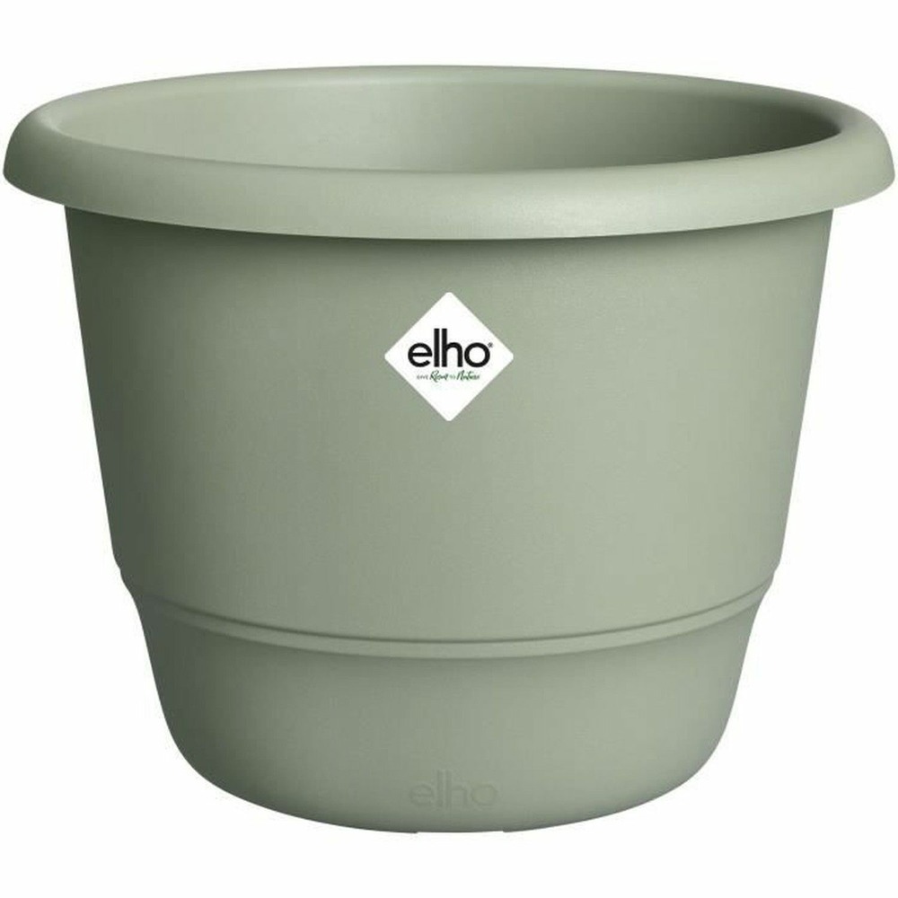 Pot de fleurs amiga rond 40 - vert ø 39 x hauteur 29 cm - extérieur 100% recyclé