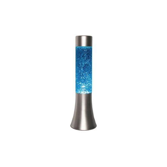 Mini lampe à poser en métal et verre paillettes