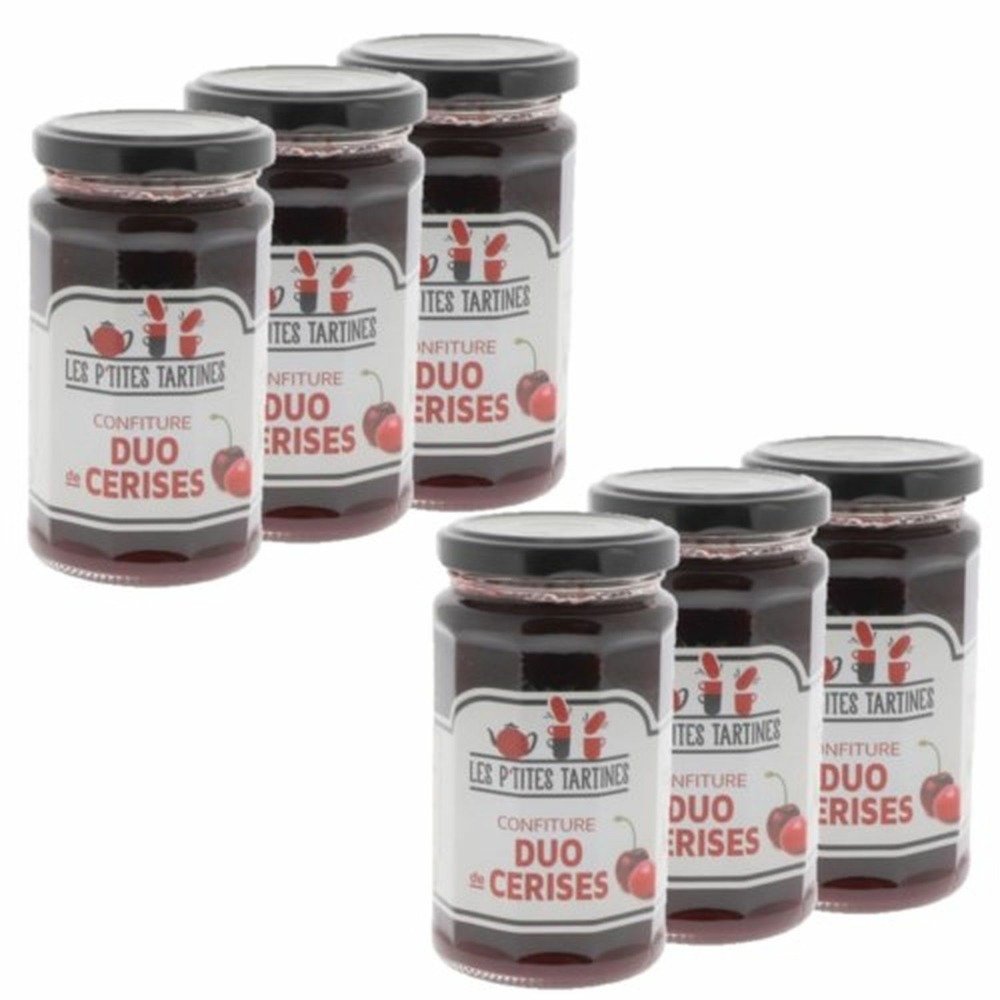 Confiture de duo de cerises - les p'tites tartines