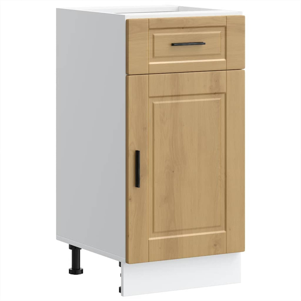 Armoire de cuisine porto chêne artisanal bois d'ingénierie