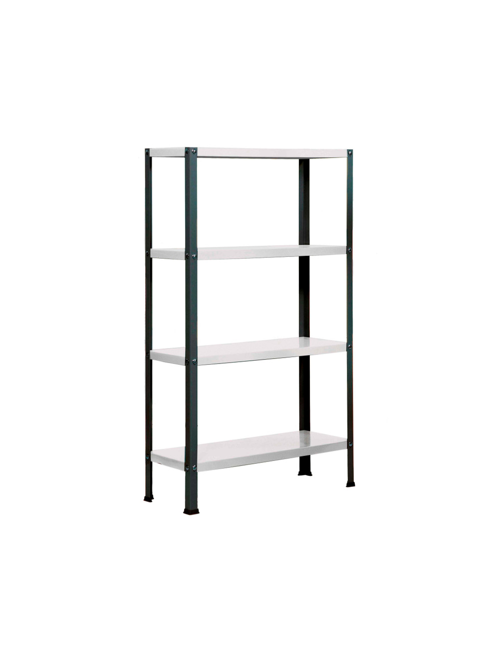 Etagère légère sans vis simonhome classic mini 4/300 antracite/blanc antracite/galva 1600x800x300 - simonrack