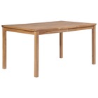 Table de jardin 150x90x77 cm bois de teck solide