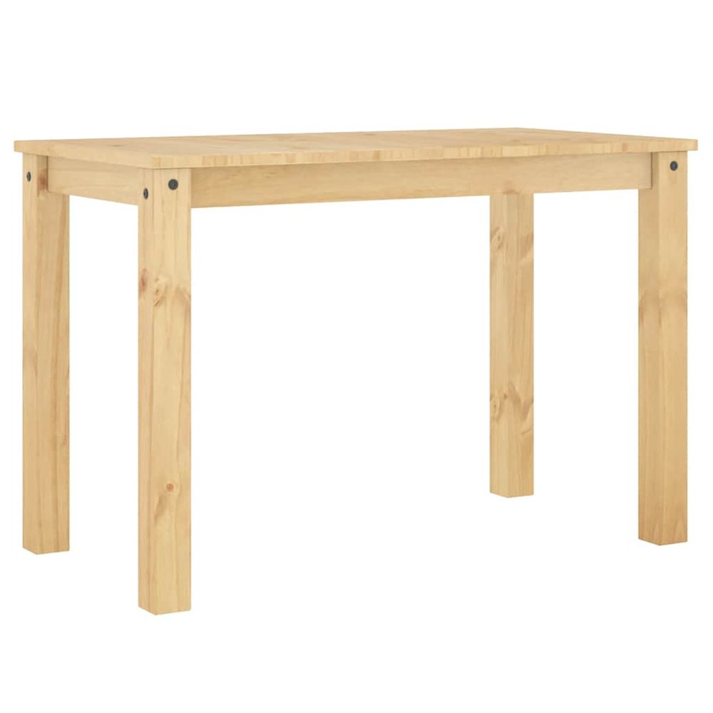 Table à manger panama 112x60x75 cm bois massif de pin