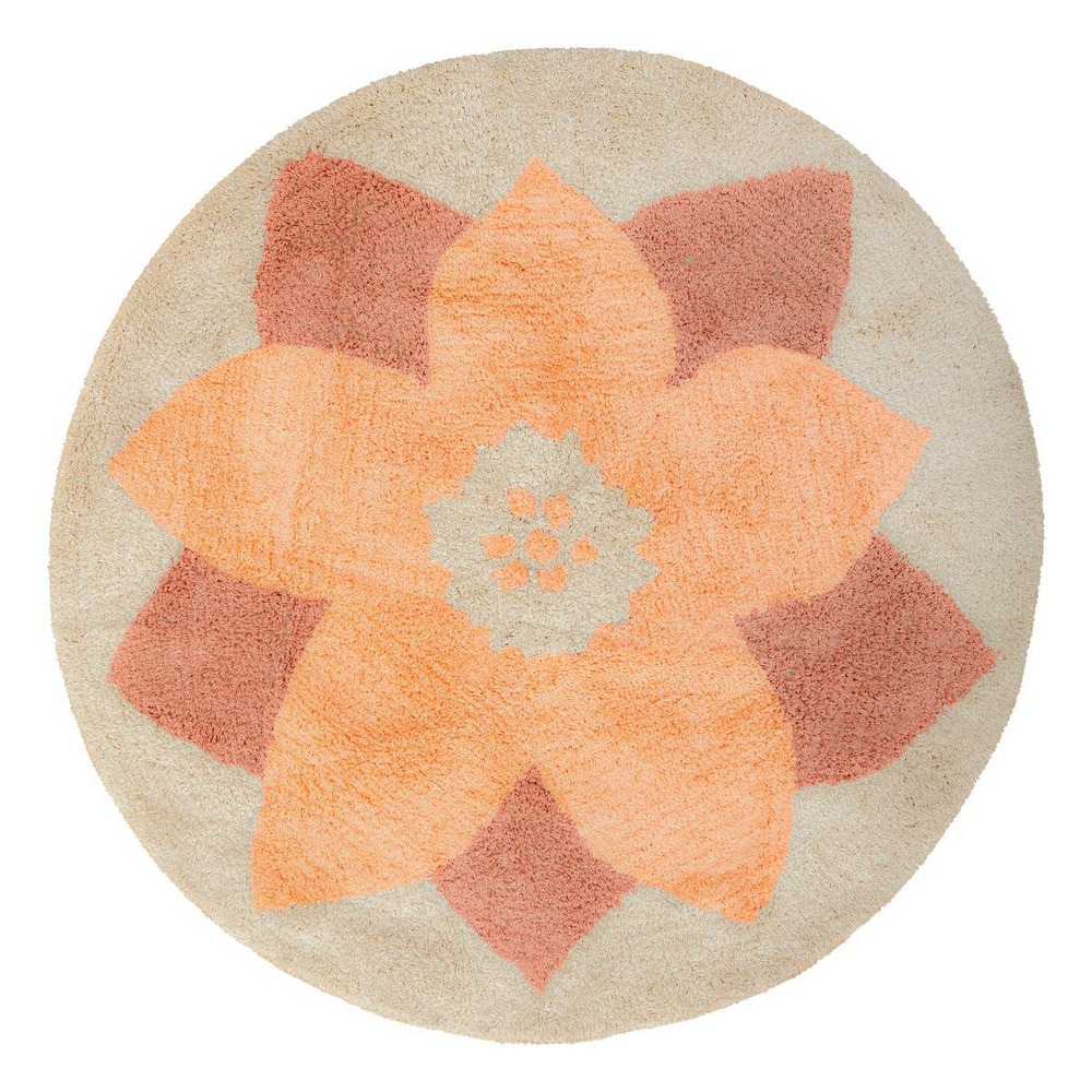Tapis anny rose d100cm