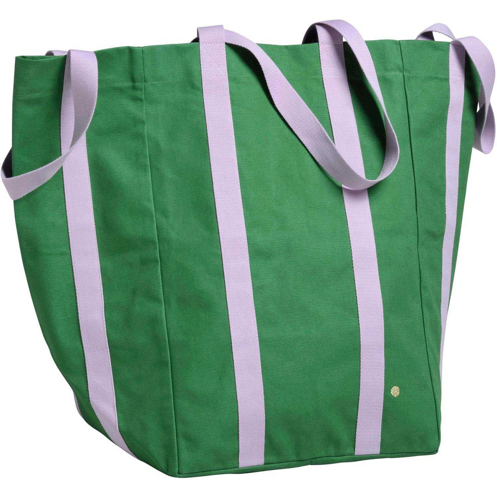 Maxi sac en coton bio poppins 48 x 33 x 33 cm gazon