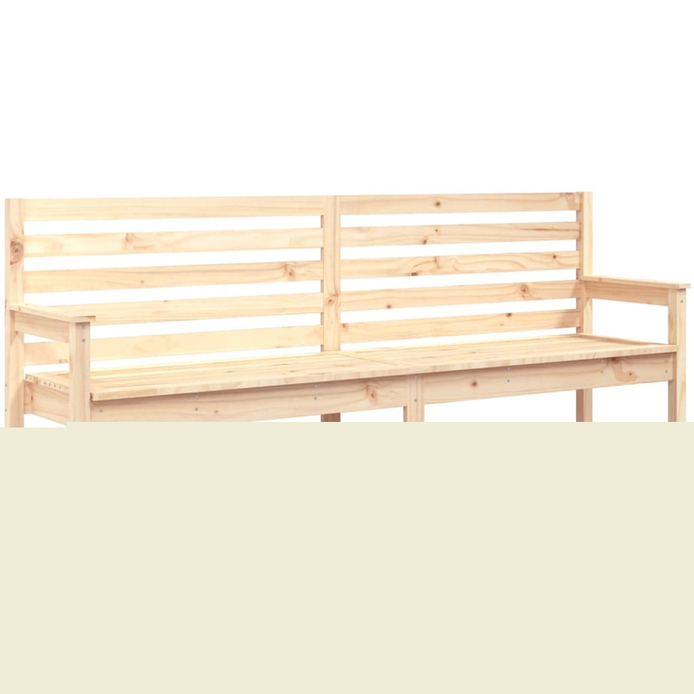 Banc de jardin 203,5x48x91,5 cm bois massif de pin