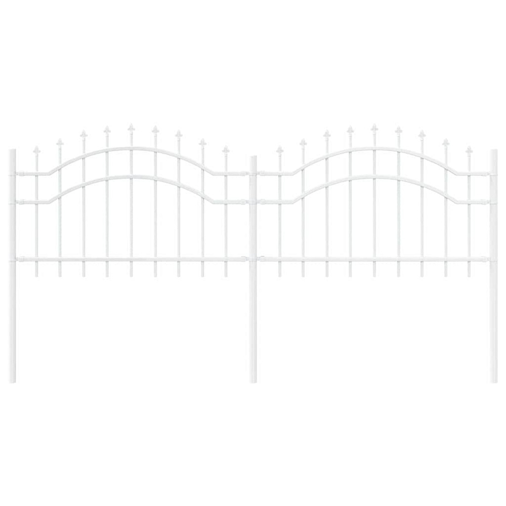 Clôture de jardin woerden blanc 240 x 115 cm