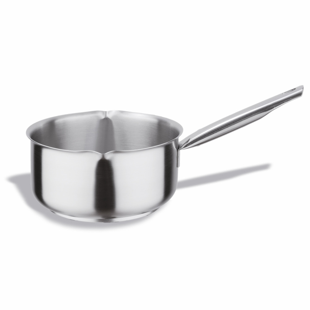 Casserole inox avec bec verseur ø 16 ou 20 cm - pujadas