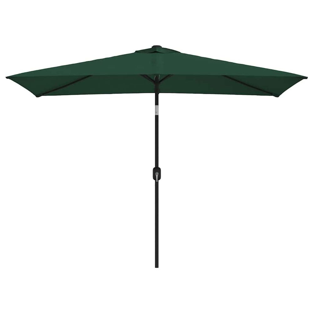 Parasol 200 x 300 cm Vert Rectangulaire