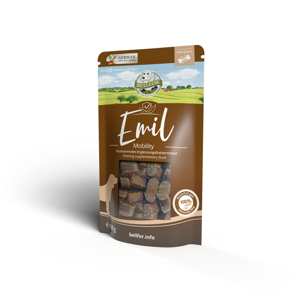 Emil mobility snacks mous au saumon pour chiens actifs - 100 g
