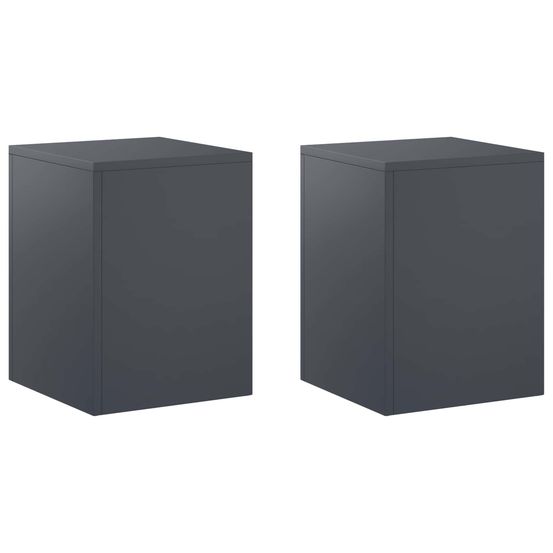 Support de plante 2 pcs anthracite 30 x 30 x 40 cm