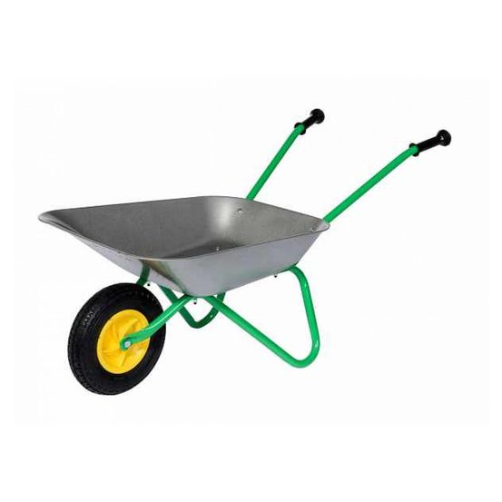 Brouette gris vert junior rollymetallschubkarre