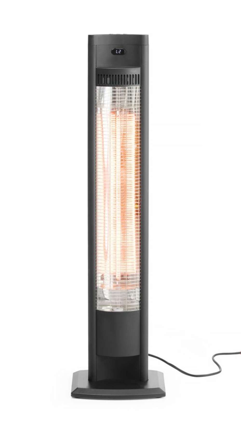 Chauffage de terrasse infrarouge tornado noir 230v/2000w 150x262x(h)1109 mm - hendi