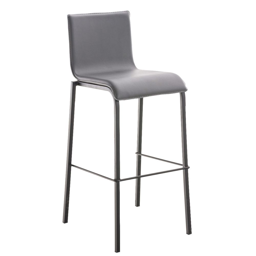 Tabouret de bar avola cuir plat b78