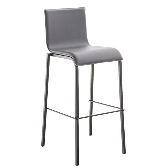 Tabouret de bar avola cuir plat b78