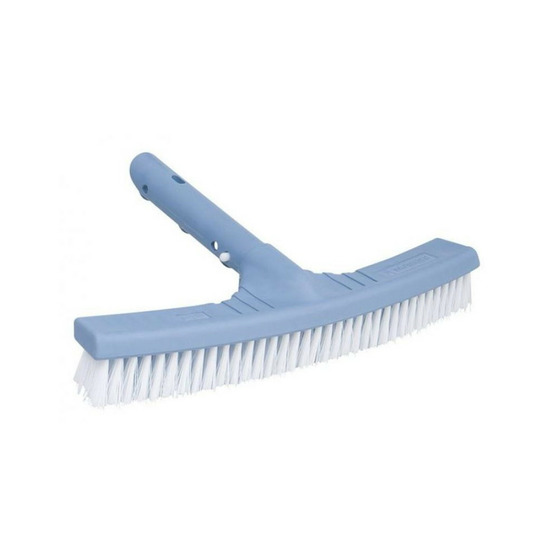 Brosse de paroi piscine, couleur bleu de 33 cm.