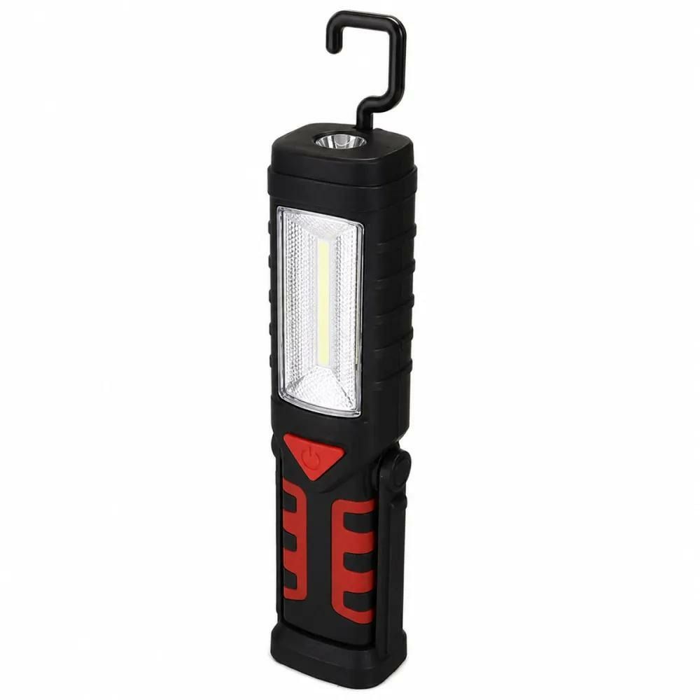 Lampe de travail magnétique usb-c 150 lumens - 2 éclairages - crochet & clip