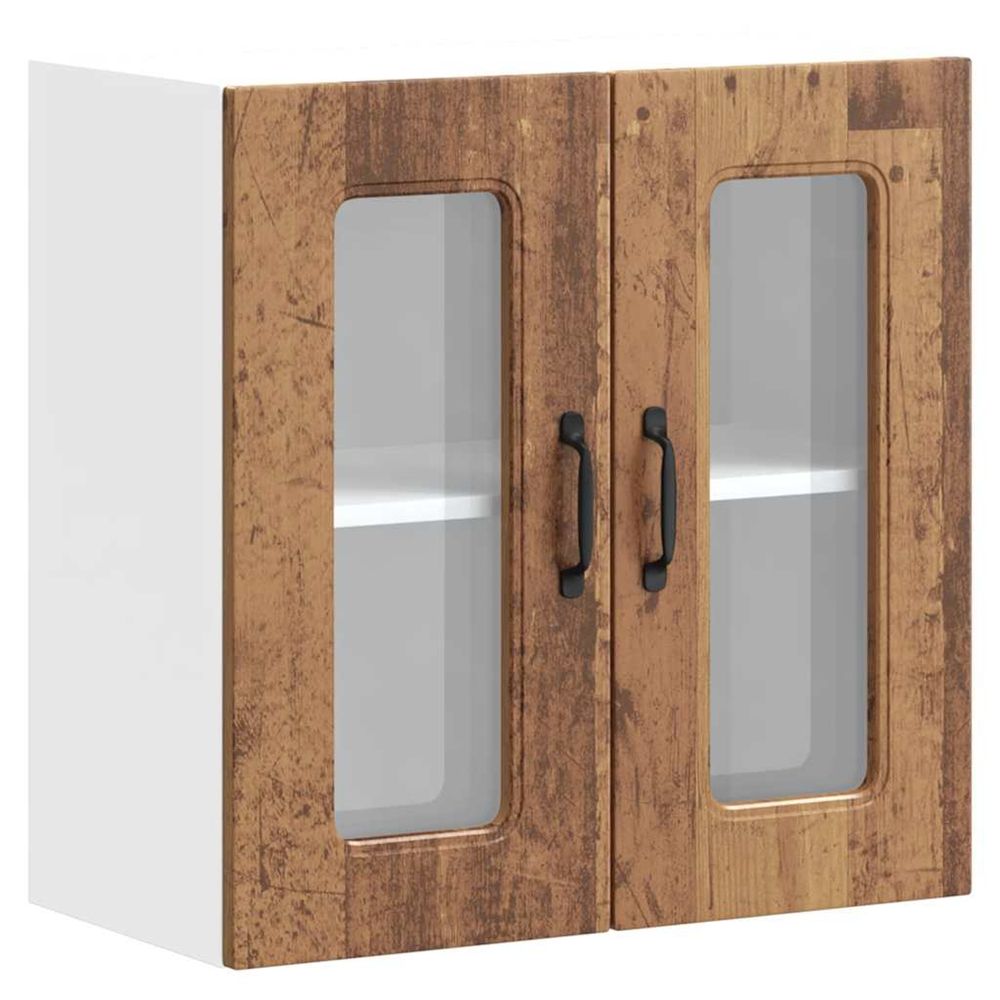 Armoire murale de cuisine avec porte vitrée 
