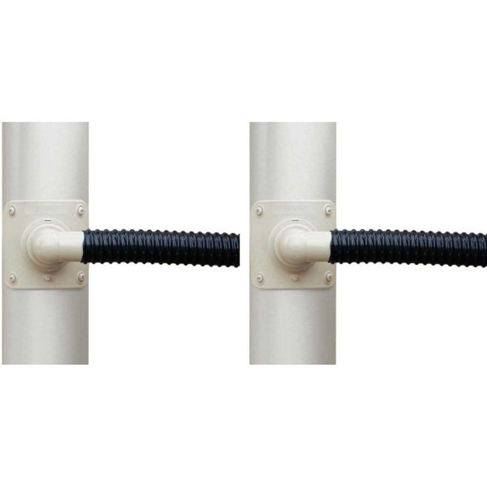 Collecteur d'eau sable pour gouttière circulaire (lot de 2) pour descente circul