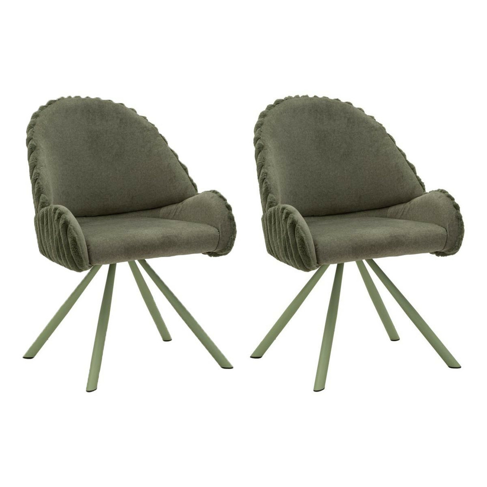 Lot de 2 chaises design 