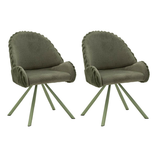Lot de 2 chaises design