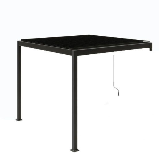 Pergola bioclimatique adossée 3x3 m agadir