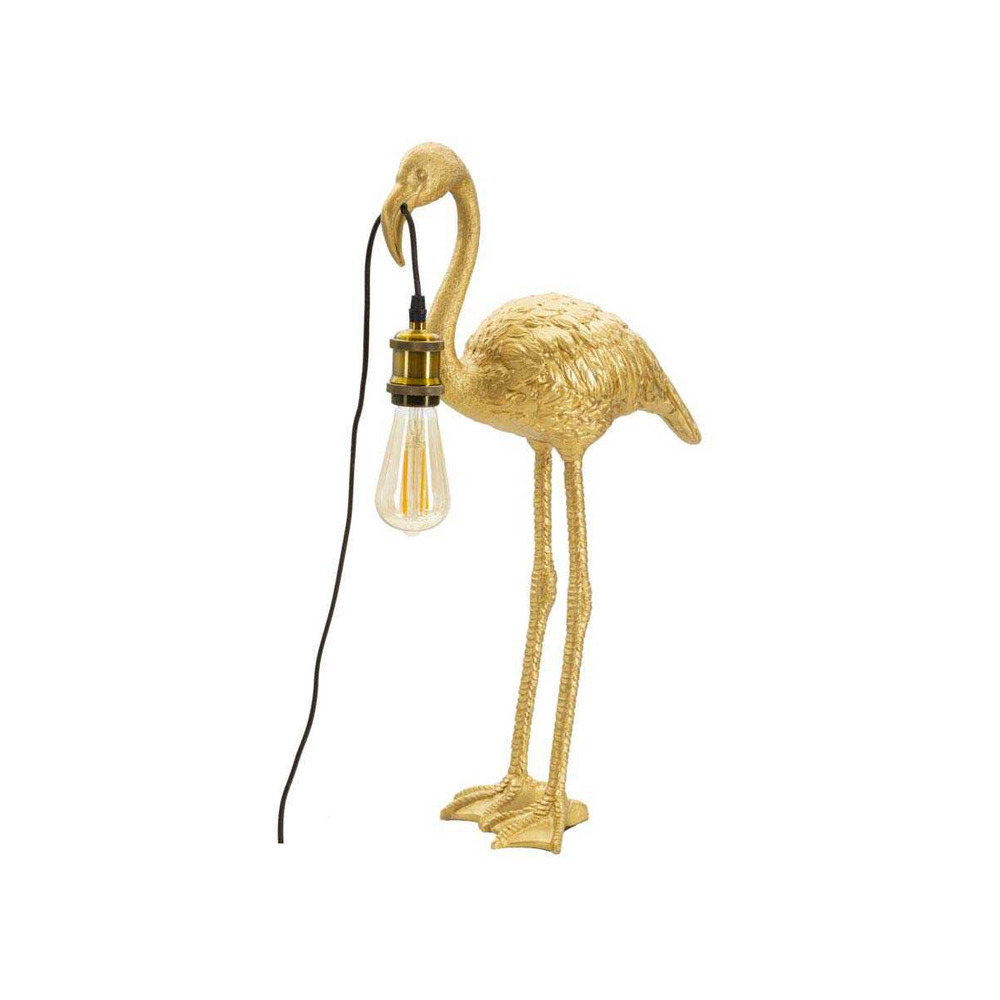 Lampe à poser en polyrésine flamingo modèle 1