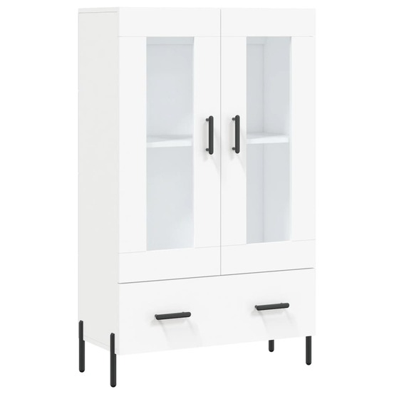 Buffet bahut commode armoire meuble de rangement organisateur cuisine salle de séjour salon haut 69,5 x 31 x 115 cm bois d'in