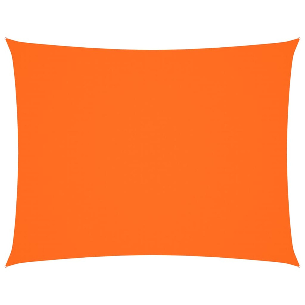 Voile de parasol tissu oxford rectangulaire 3x4 m orange