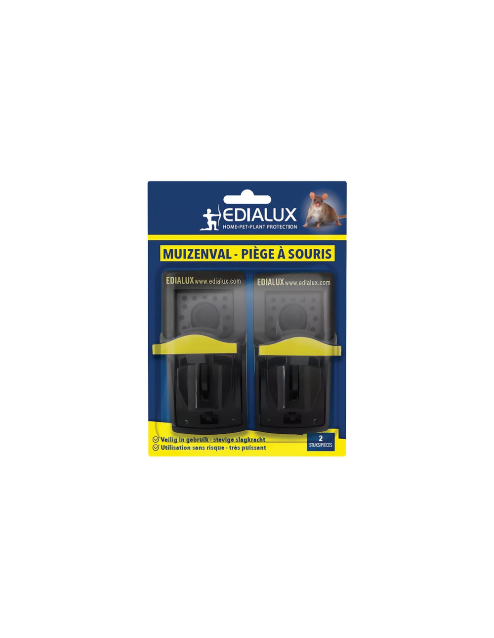 Piège à souris en plastique (2 pièces)