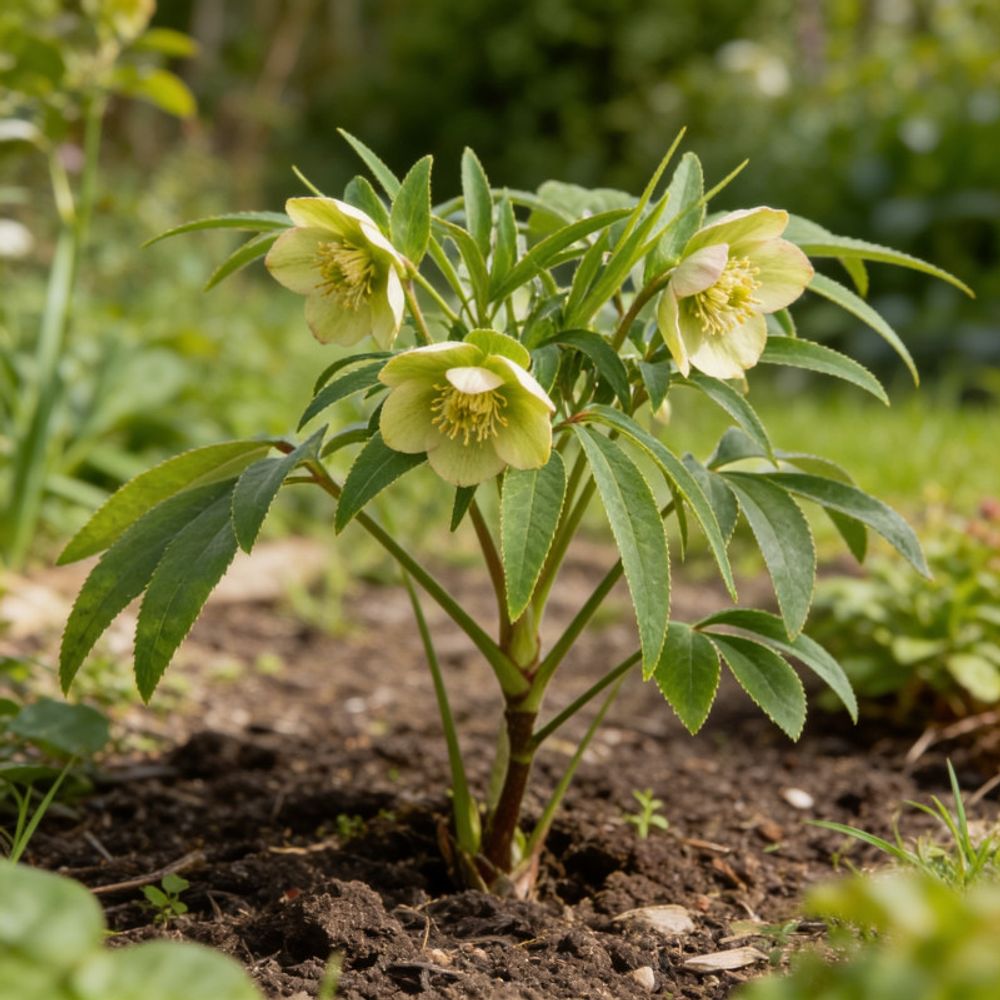Hellébore foetidus 20cm godet 9cm - helleborus