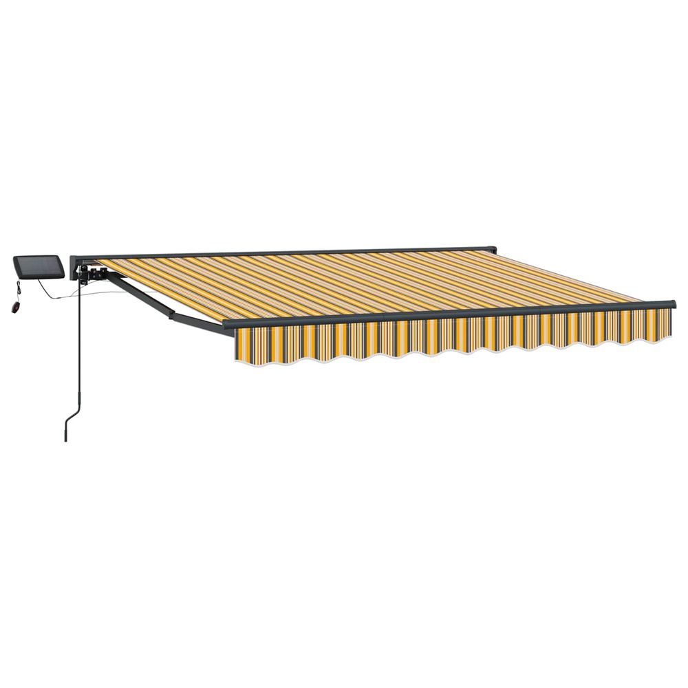 Cadre de store manuel avec leds 3,5 x 2,5 m