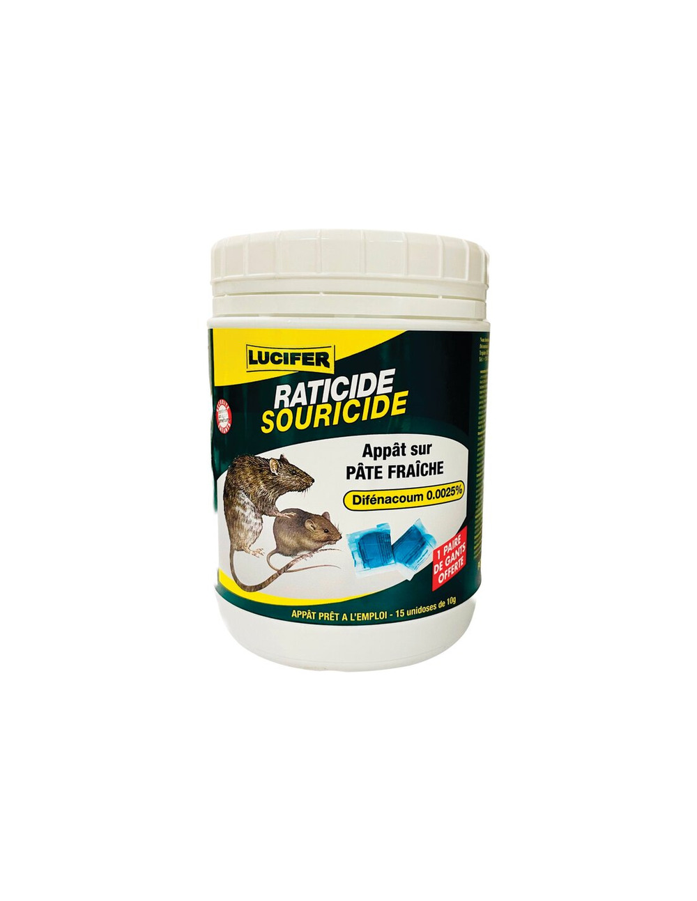 Raticide souricide0,0025% 150g