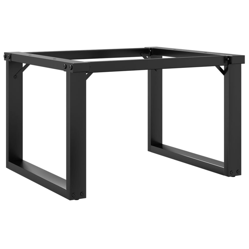 Pieds de table basse cadre en o 60x40x38 cm acier