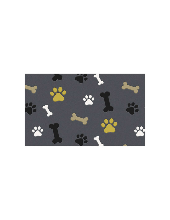 Tapis velvet paws & bones 45 x 75 cm tapis velvet paws & bones 45 x 75 cm - mercury