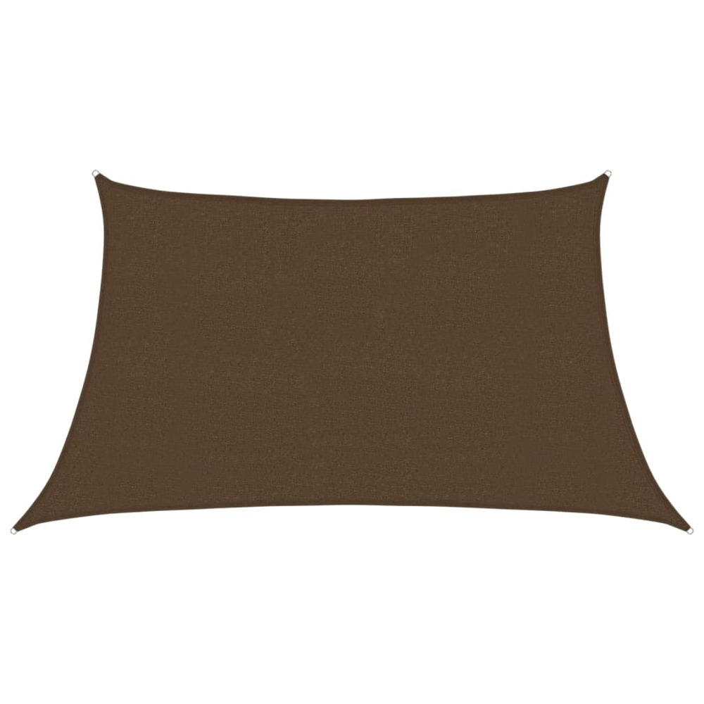 Voile d'ombrage 160 g/m² marron 3/4x2 m pehd