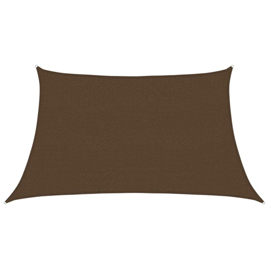 Voile d'ombrage 160 g/m² marron 3/4x2 m pehd