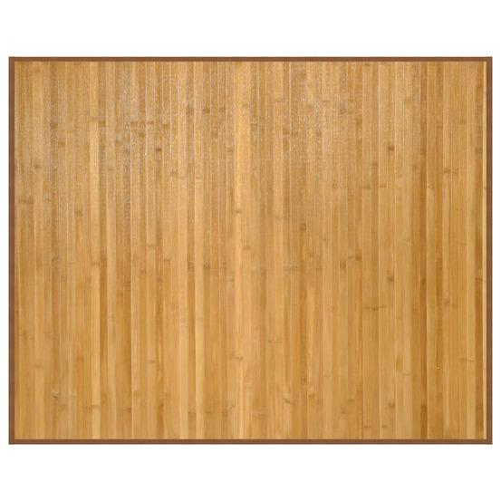 Tapis rectangulaire naturel 80x100 cm bambou