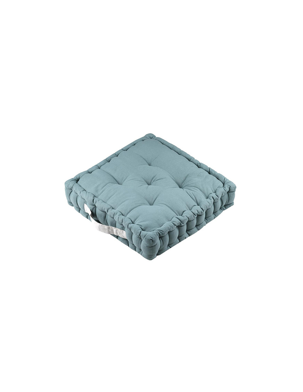 Coussin duo stof jade/perle 45x45x10cm - stof
