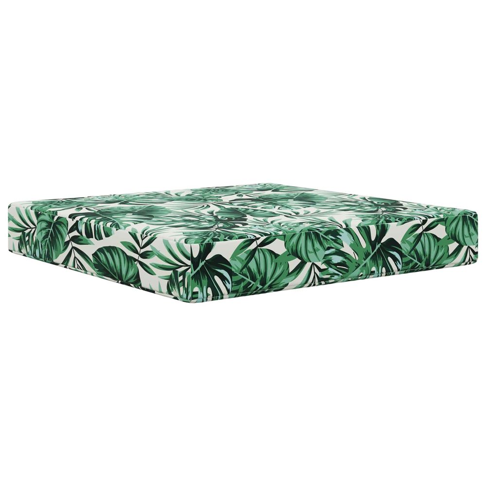 Coussin de canapé d'extérieur polyester motif feuilles