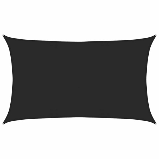 Voile d'ombrage 160 g/m² noir 5x8 m pehd