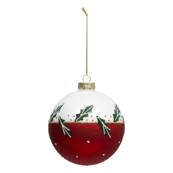 Boule de noël en verre