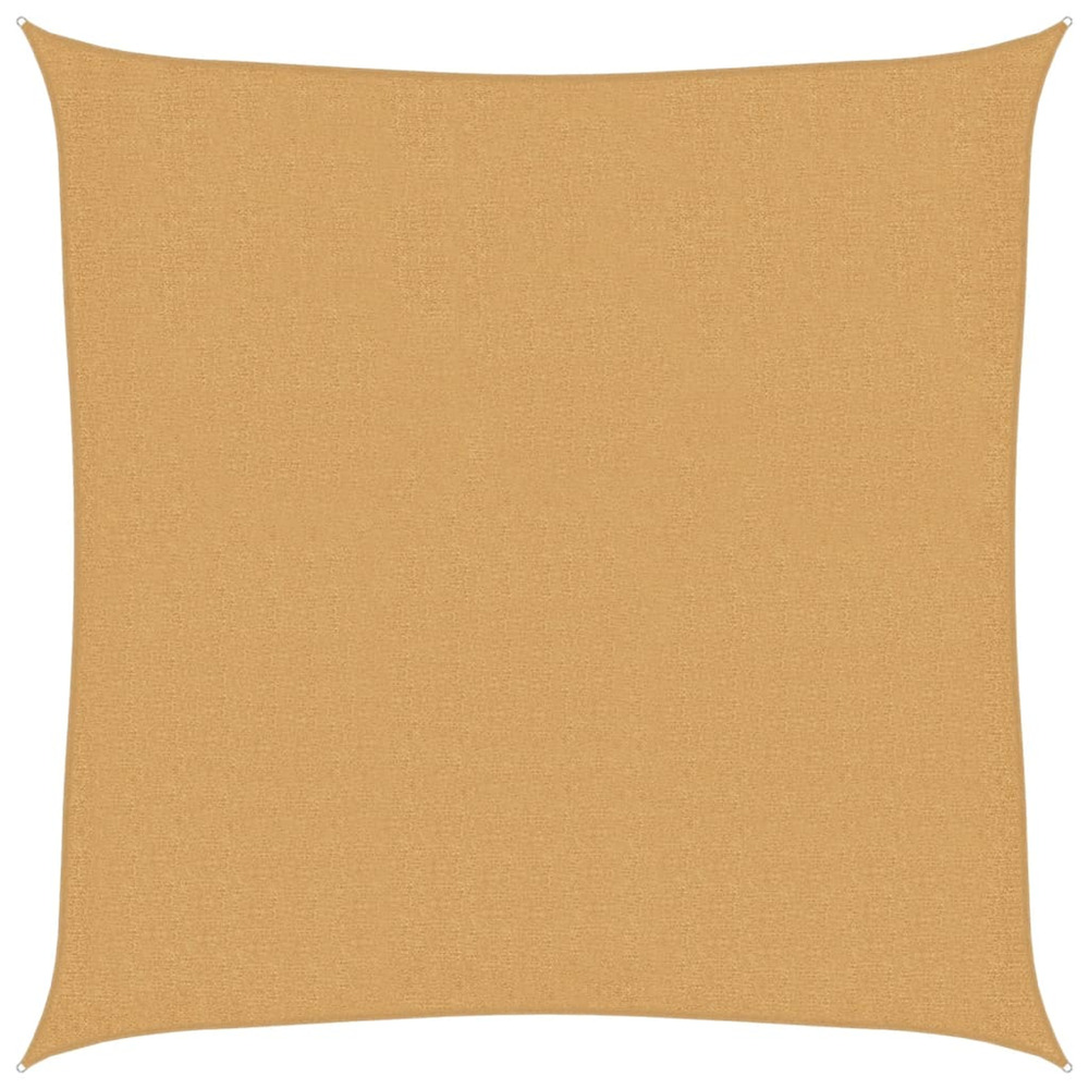 Voile d'ombrage 160 g/m² carré sable 2,5x2,5 m pehd